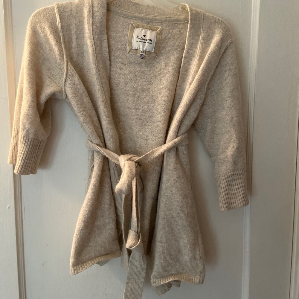 Tie Cardigan